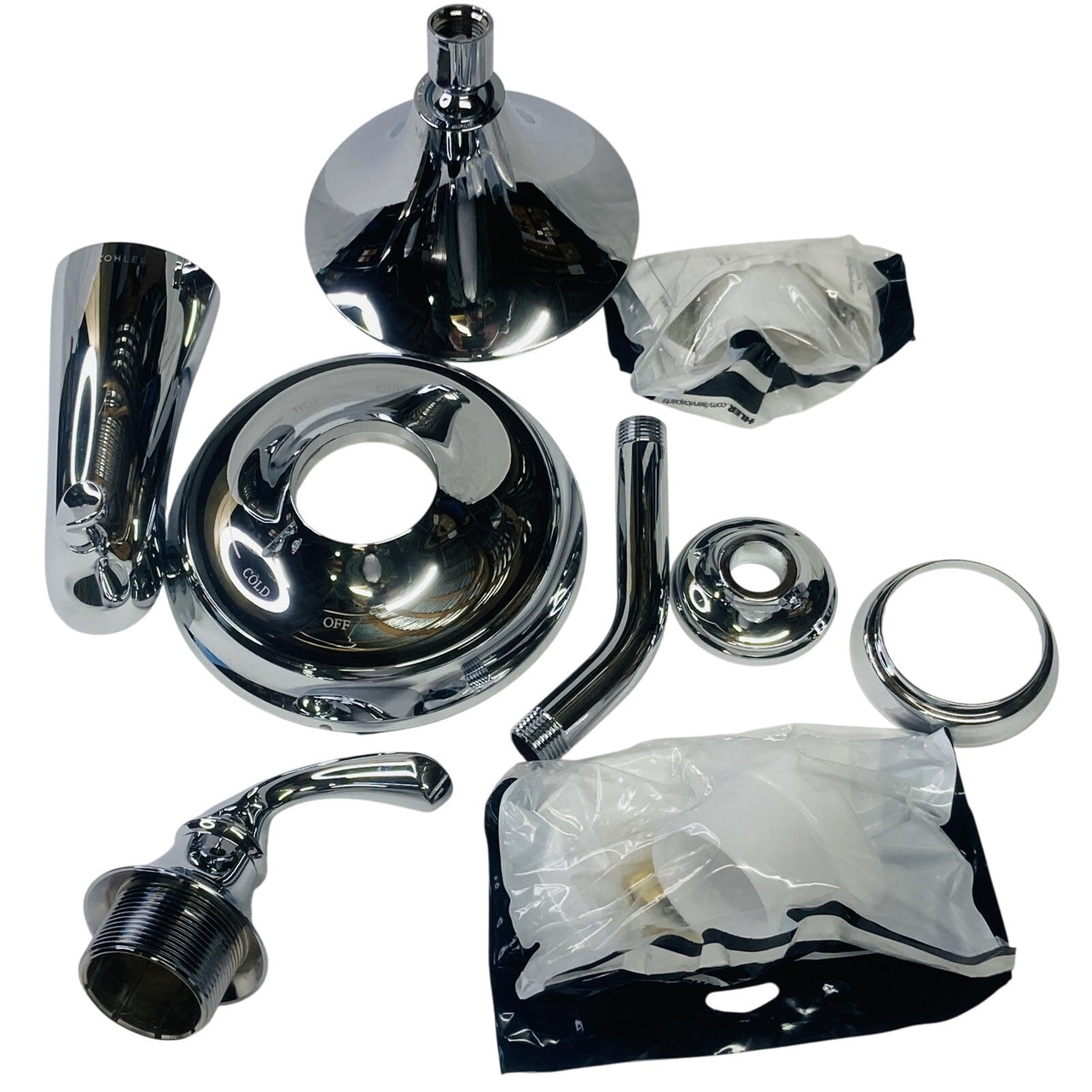 Kohler TS10274-4G-CP Forte Tub and Shower Trim Package - Polished Chrome