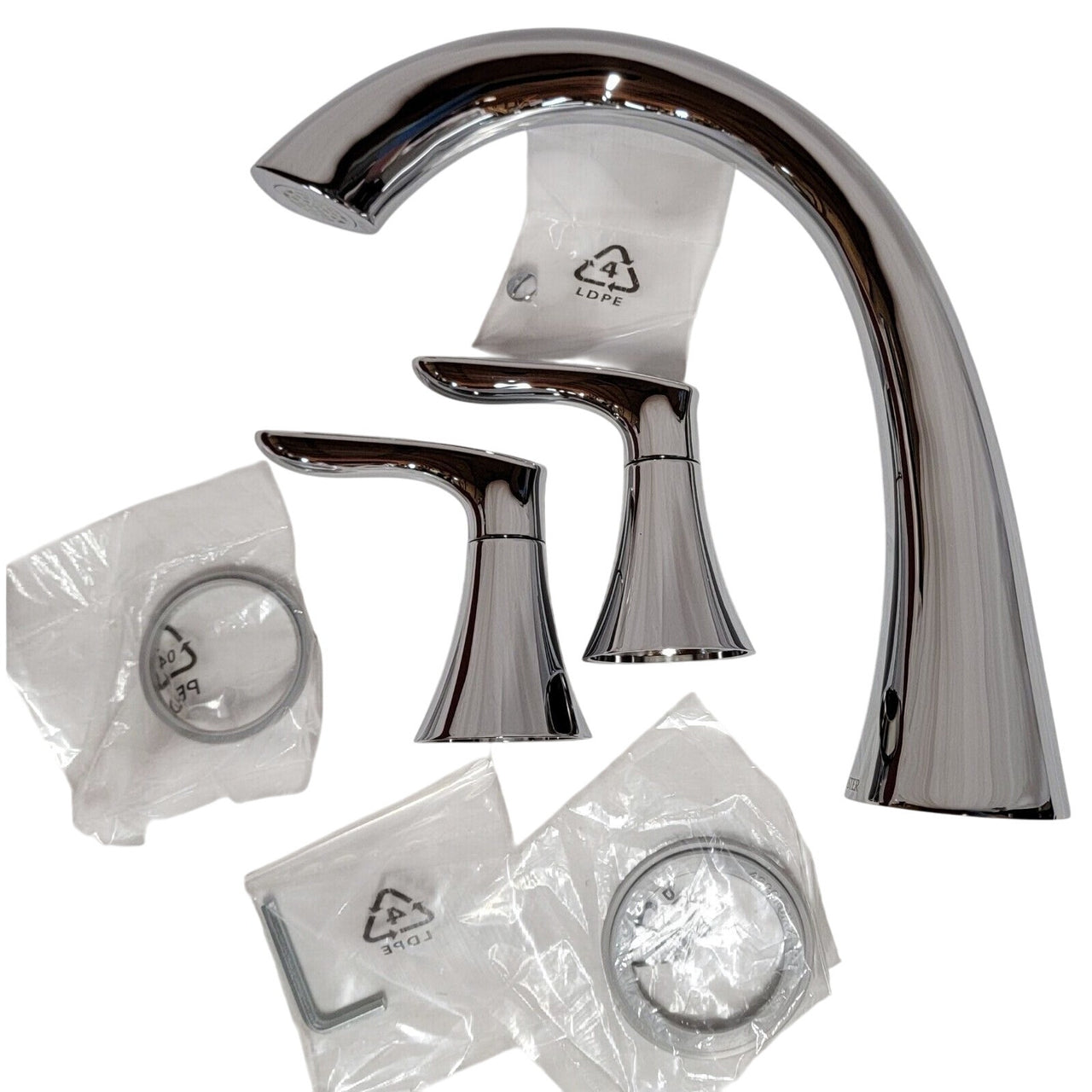 Pfister RT6-5WRC Weller 2-Handle Roman Tub Trim Kit - Polished Chrome