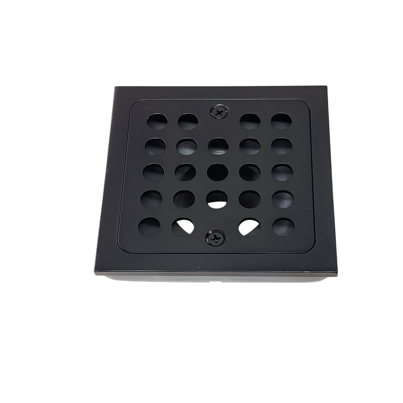 Signature Hardware 449283 Menlo Square Shower Drain - Matte Black