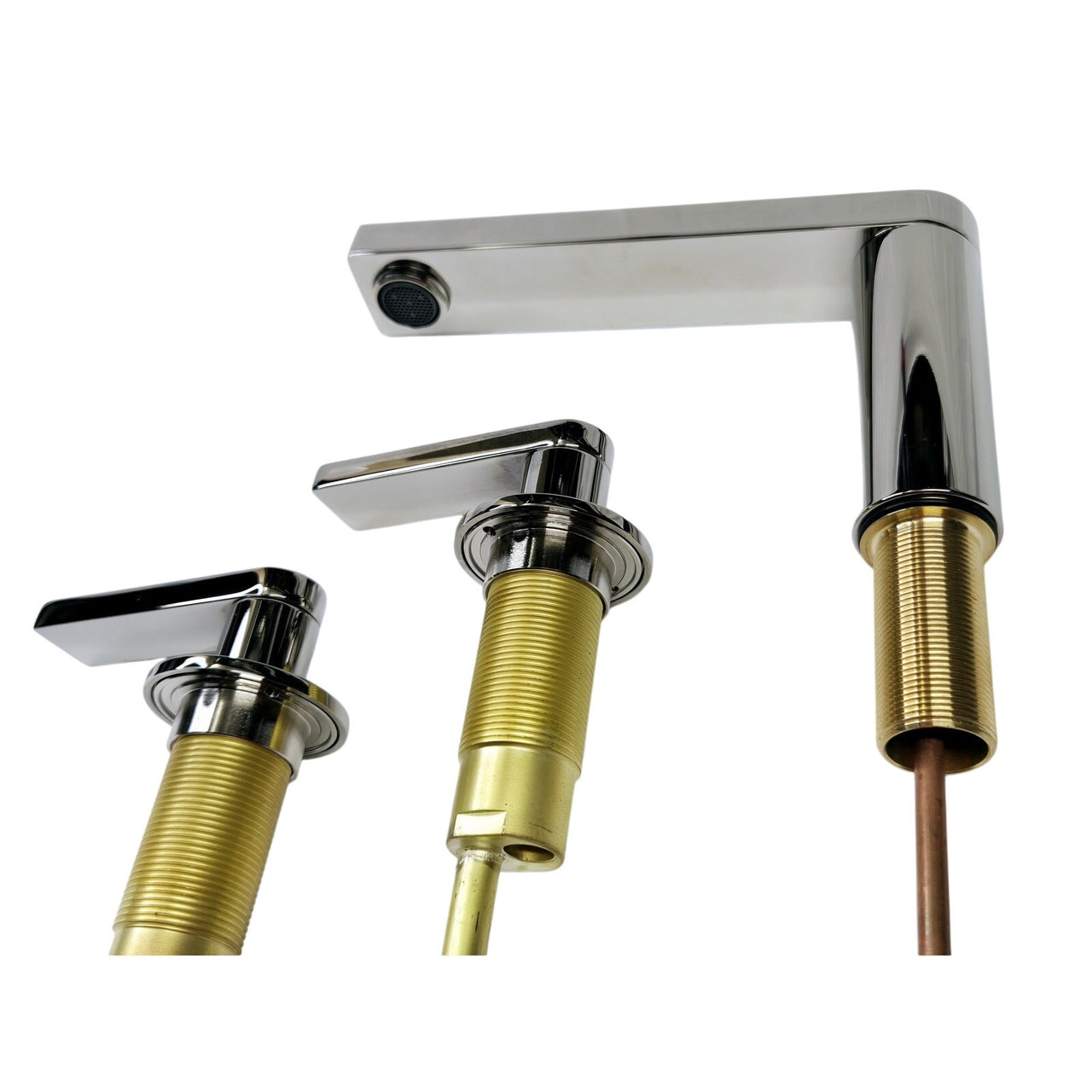Kohler 73060-4-SN Composed Widespread Bathroom Faucet - Polished Nickel