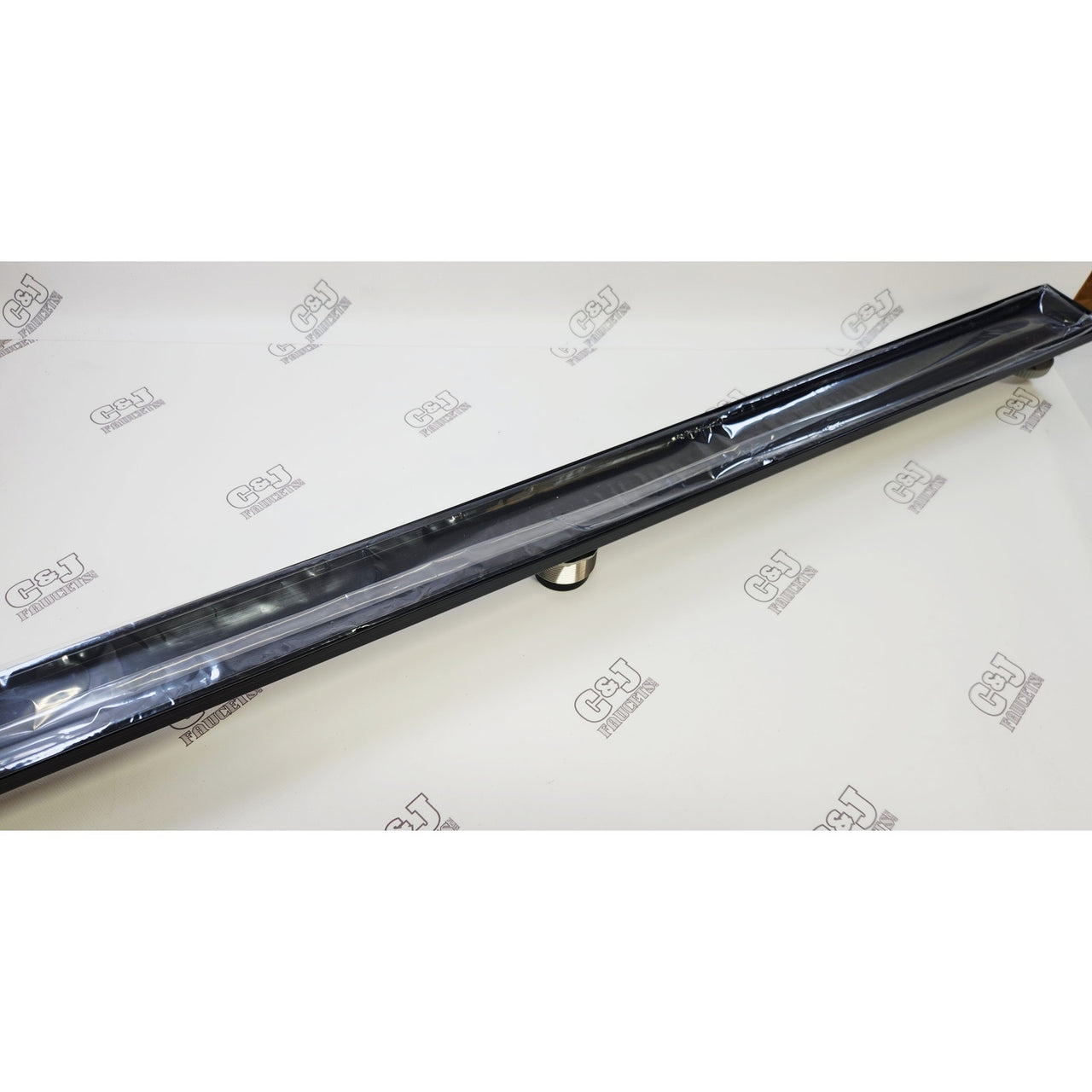 Signature Hardware 561605 48" Tile-In Linear Shower Drain - Matte Black