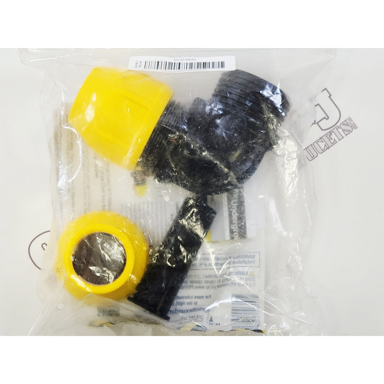 Homeflex 18-406-010 1" CSST Flexible Gas Pipe Flange Fitting - Yellow