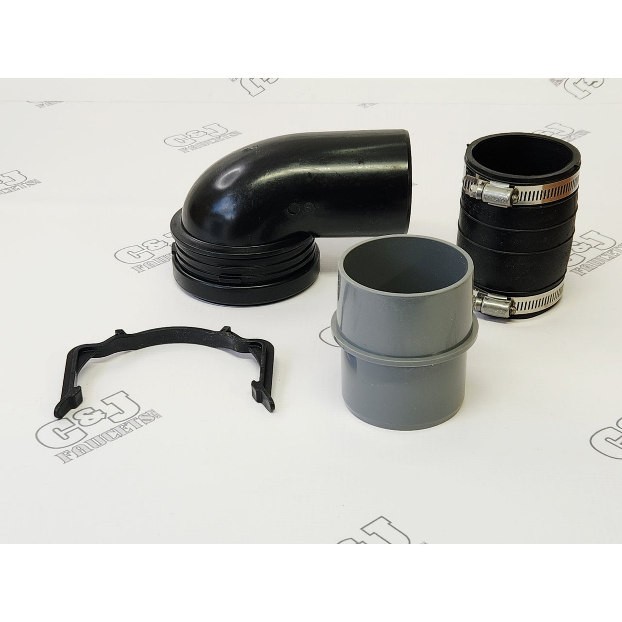 Toto THU343 2" x 4" DuoFit In Wall Tank System Drain Kit - Black