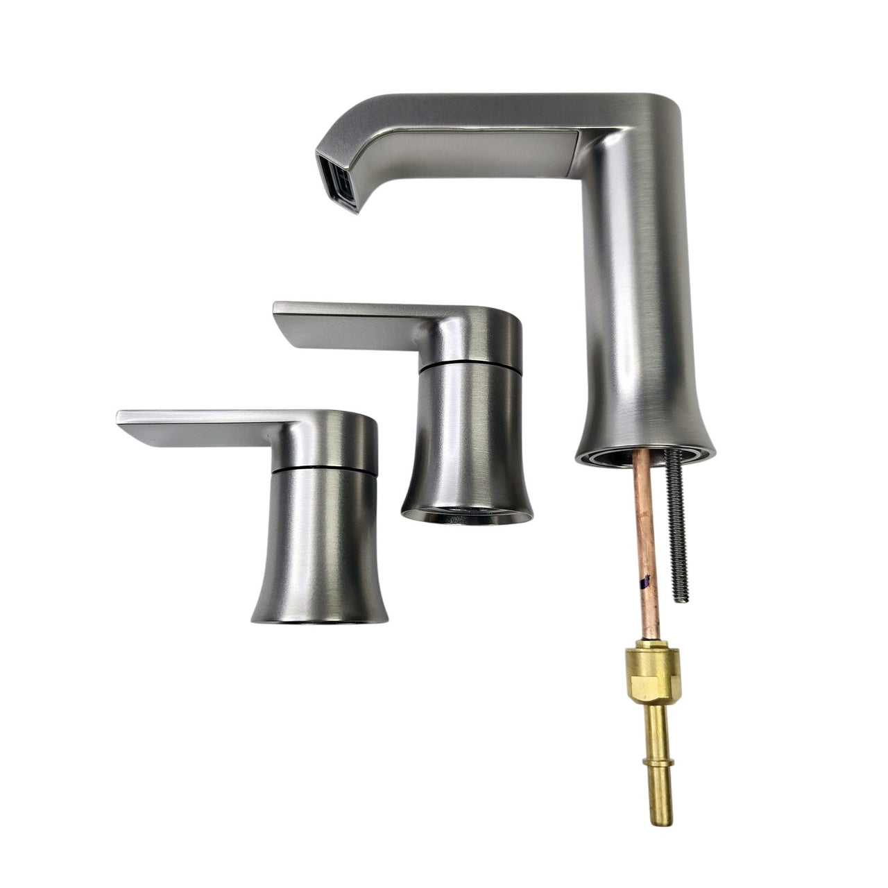 Moen 84763SRN Genta Two-Handle Bathroom Faucet - Spot Resist Brushed Nickel