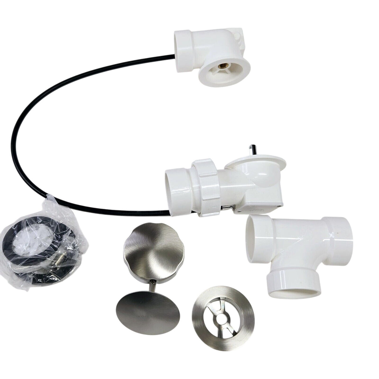 Kohler 7214-BN 1-1/2" Tub Drain Kit with Overflow - Less PVC - Brushed Nickel