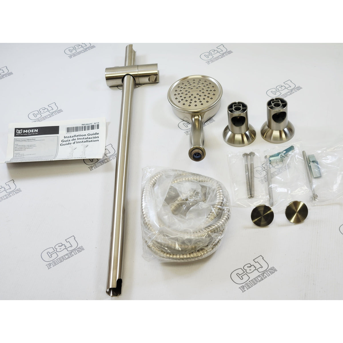 Moen 3668EPBN 1.75 GPM Single Function Hand Shower Package - Brushed Nickel