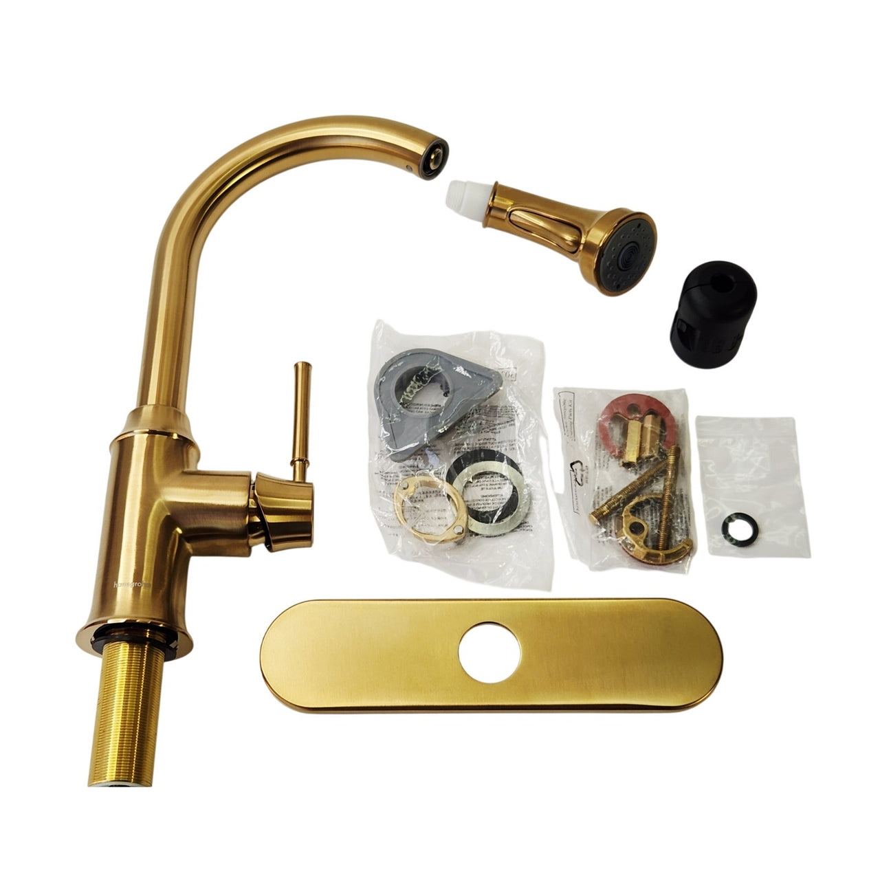 hansgrohe 04215250 Talis C 1.75 GPM Pull Down Kitchen Faucet -Brushed Gold Optic