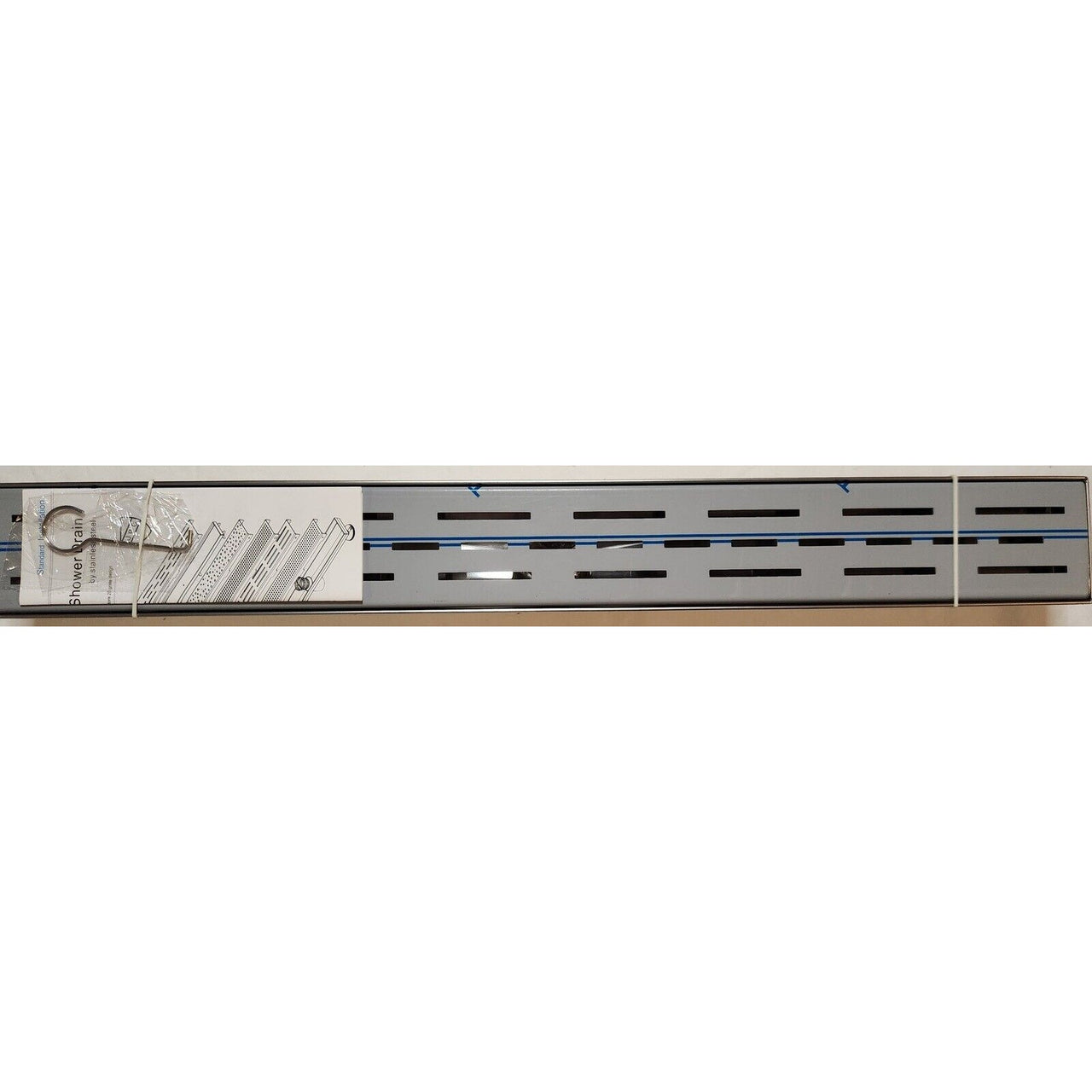 Signature Hardware 398156 Effendi 28" Shower Drain - Polished Stainless Steel
