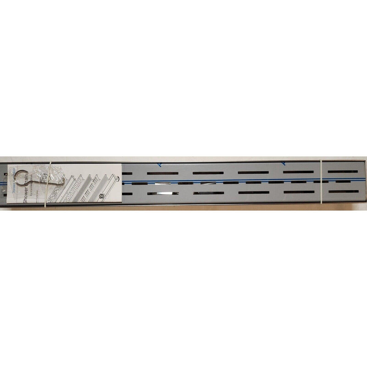 Signature Hardware 398156 Effendi 28" Shower Drain - Polished Stainless Steel