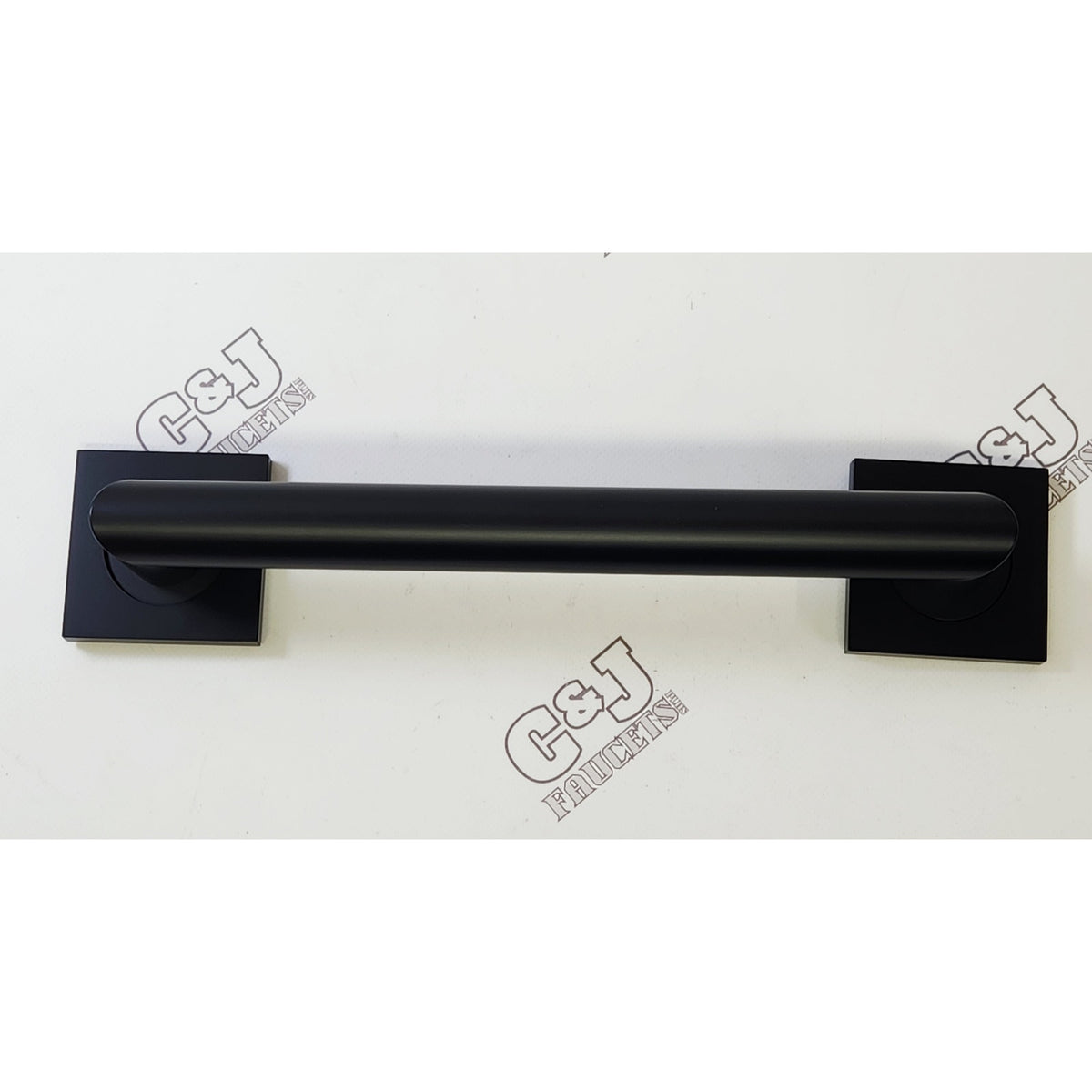 ICO Bath V94335 Volkano Crater 12" ADA Bathroom Shower Grab Bar - Matte Black