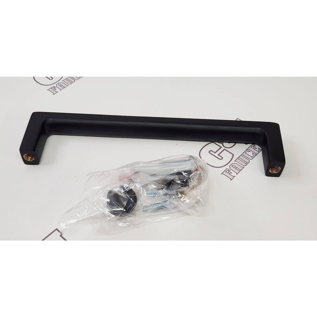 Emtek 86170US19 Brisbane 8" Center to Center Single Door Pull - Flat Black
