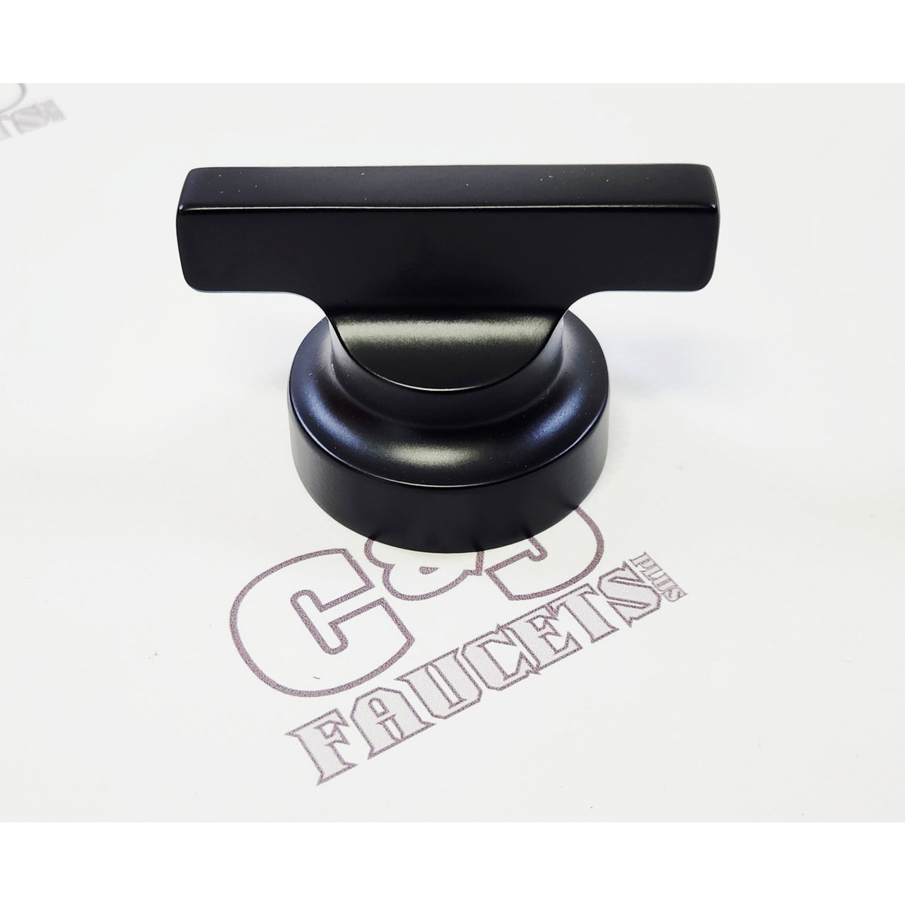 Delta H587BL Tetra Floor Mount Tub Filler T-Lever Handle Only - Matte Black
