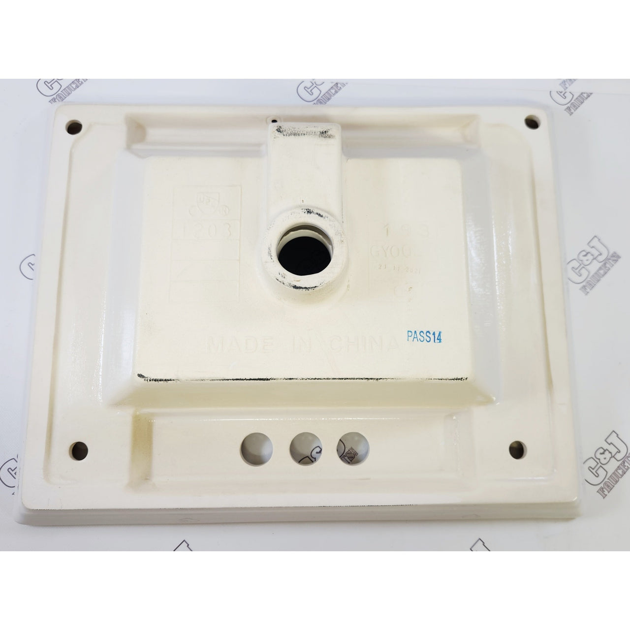 American Standard 1203004.020 Town Square S 24" Centerset Drop In Sink - White