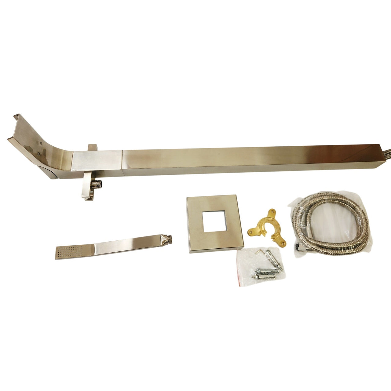 Signature Hardware 406738 Willis Floor Mounted Tub Filler - Brushed Nickel