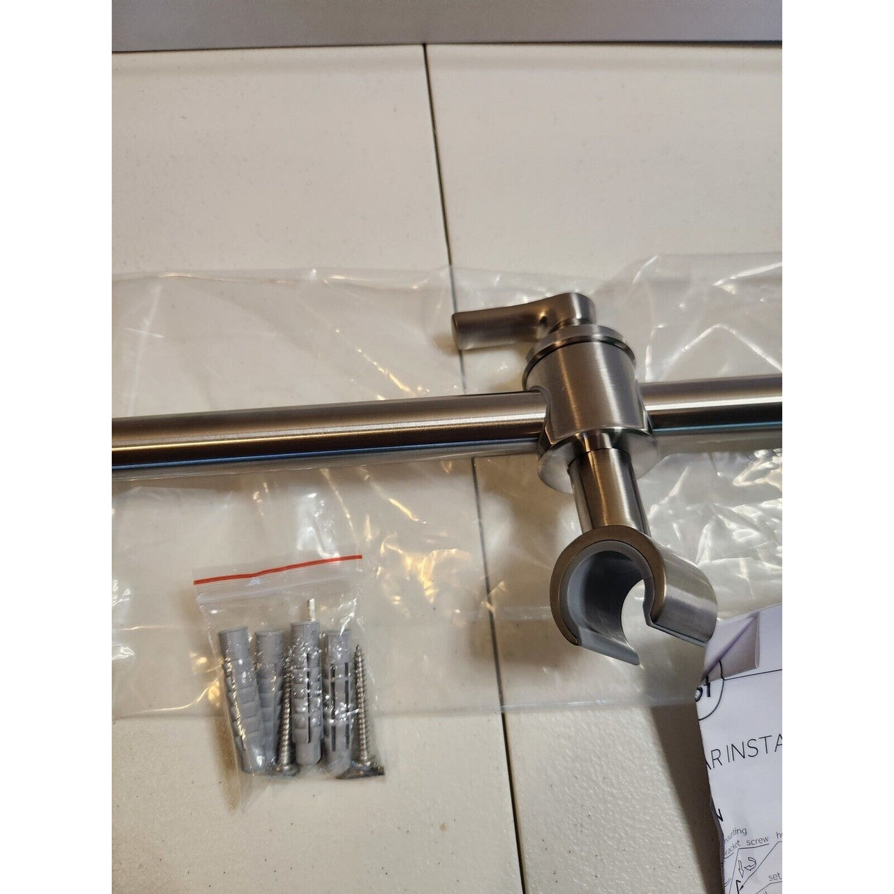 Signature Hardware 449657 Traditional Slide Bar for Hand Shower - Brushed Nickel