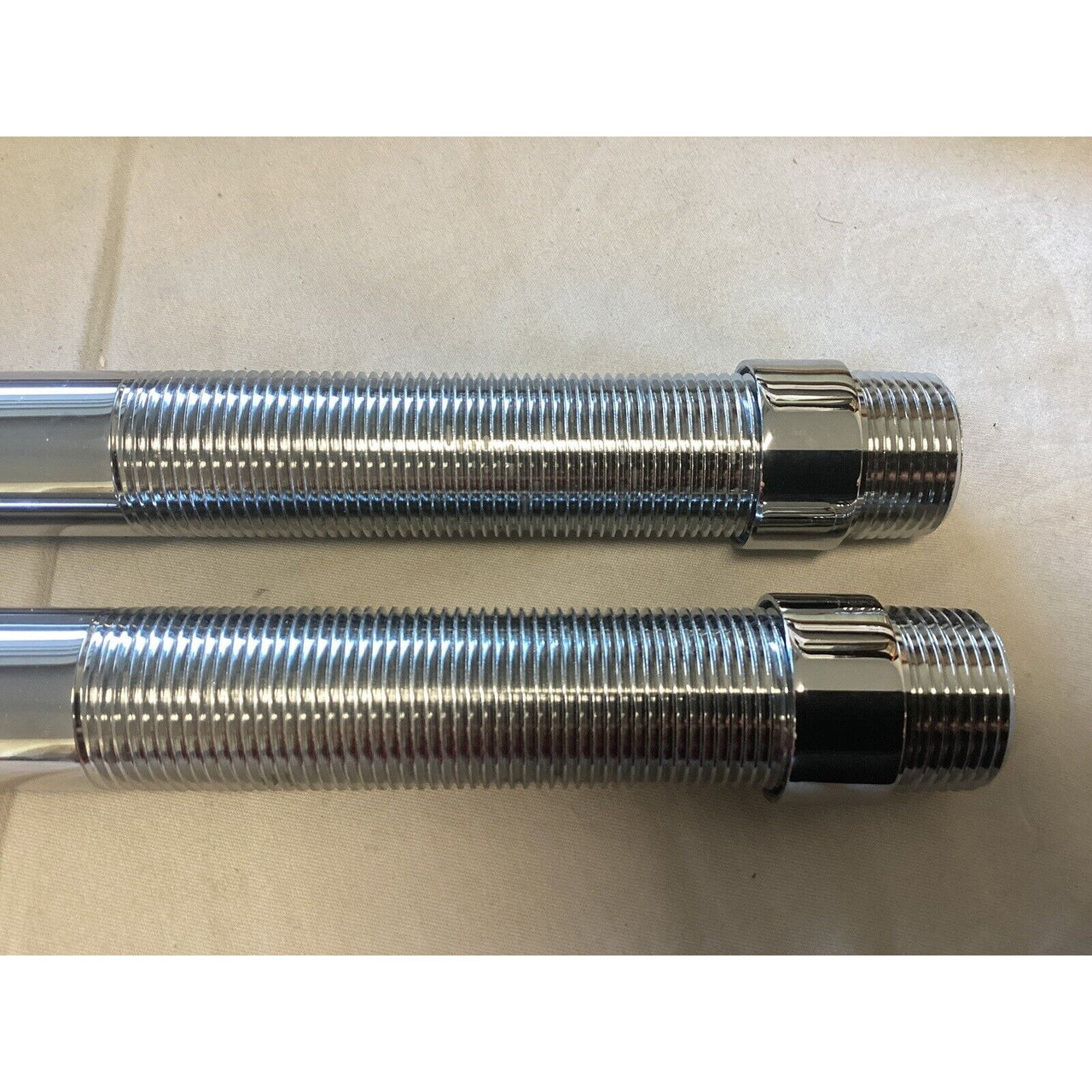 Signature Hardware NB-118C 13" Bottom Pipe Nipples - Chrome