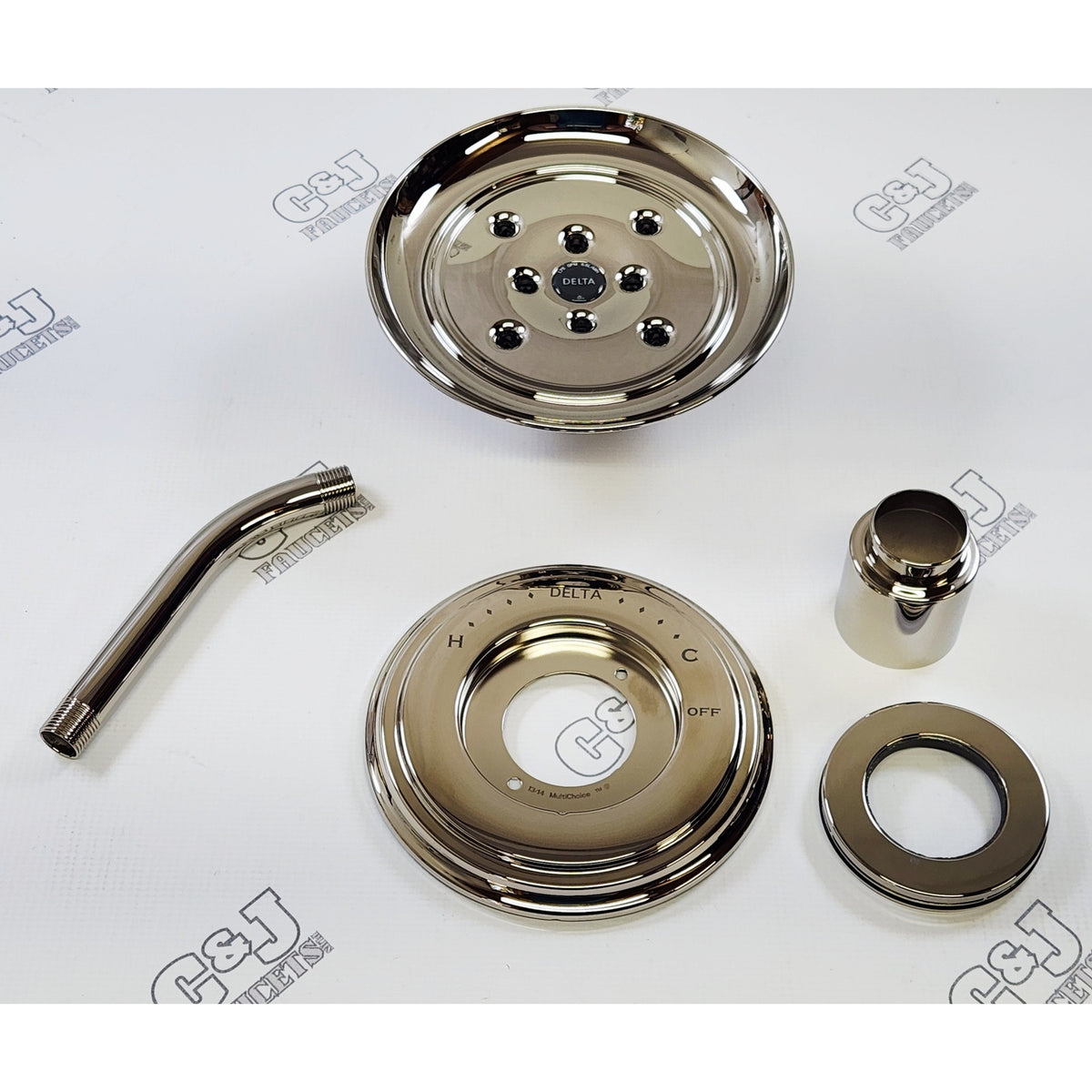 Delta T14297-PNLHP Cassidy 1.75 GPM H2Okinetic Shower Trim - Polished Nickel