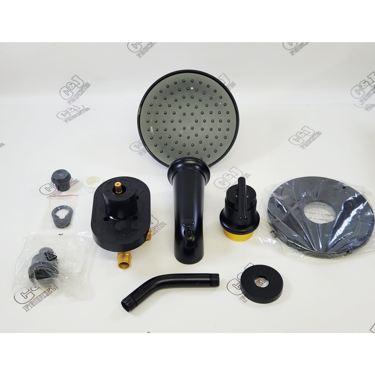 Glacier Bay 1005 129 783 Oswell Wall Mount Tub/Shower Combo - Matte Black READ