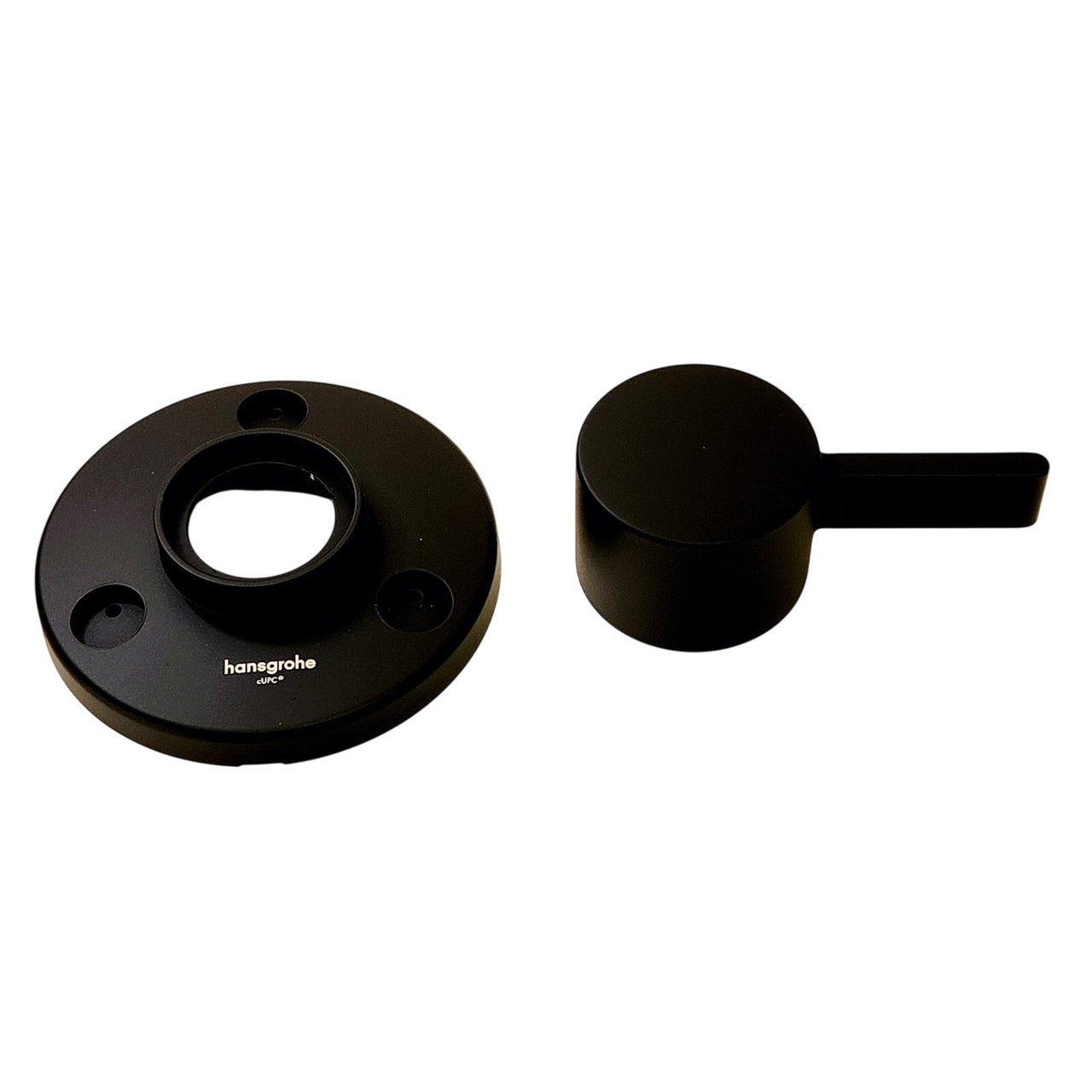 hansgrohe 04232670 Ecostat S Trio/Quattro Diverter Valve Trim - Matte Black