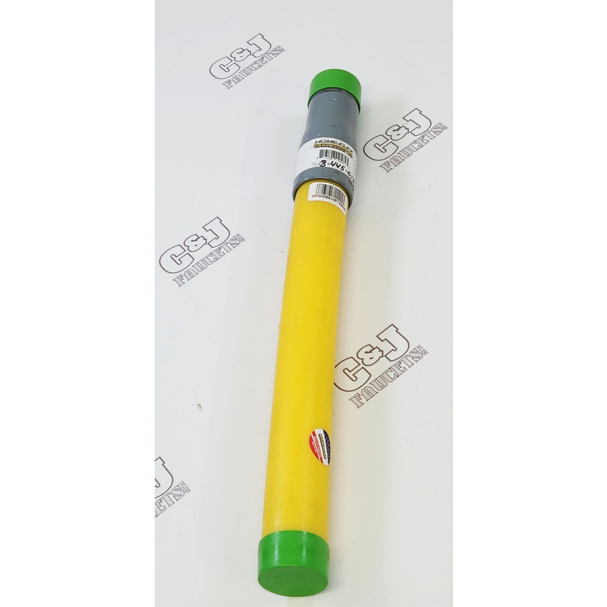 Homeflex 18-445-012 1-1/4" IPS Poly to 1-1/4" MIP Gas Transition - Yellow