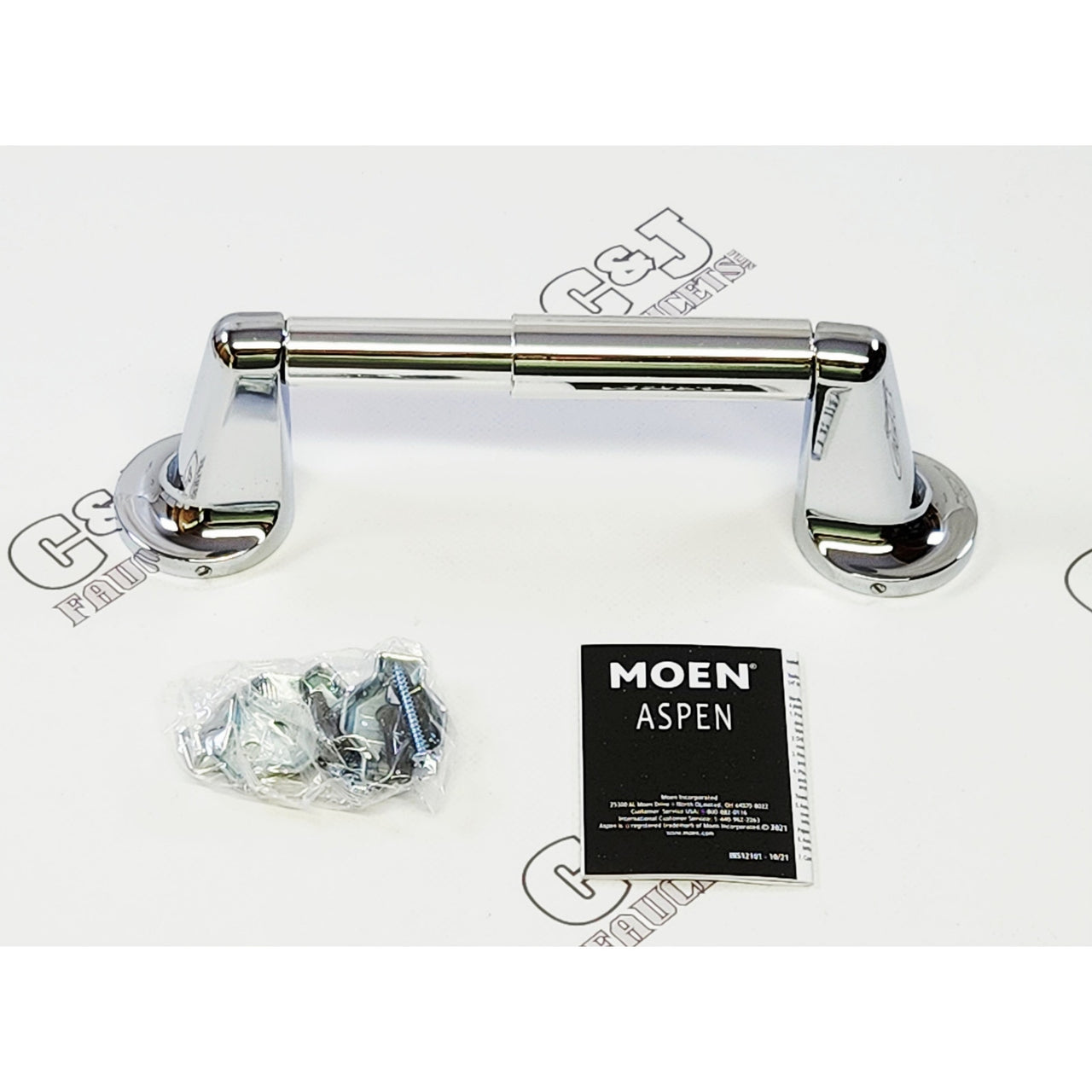 Moen BP5808CH Aspen Spring Loaded Toilet Paper Holder - Chrome