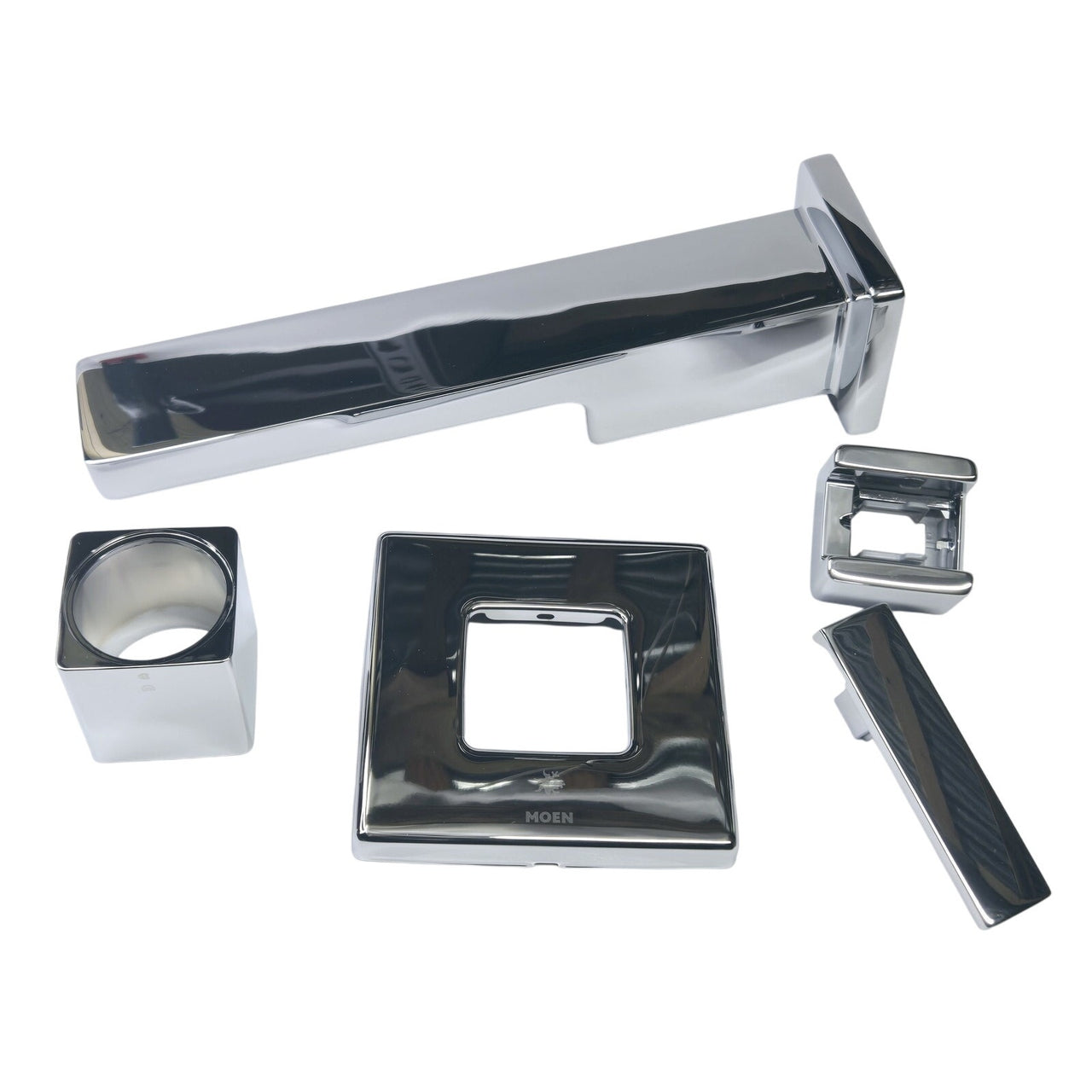 Moen WTS911 90 Degree Single Handle Wall Mount High Flow Tub Filler - Chrome
