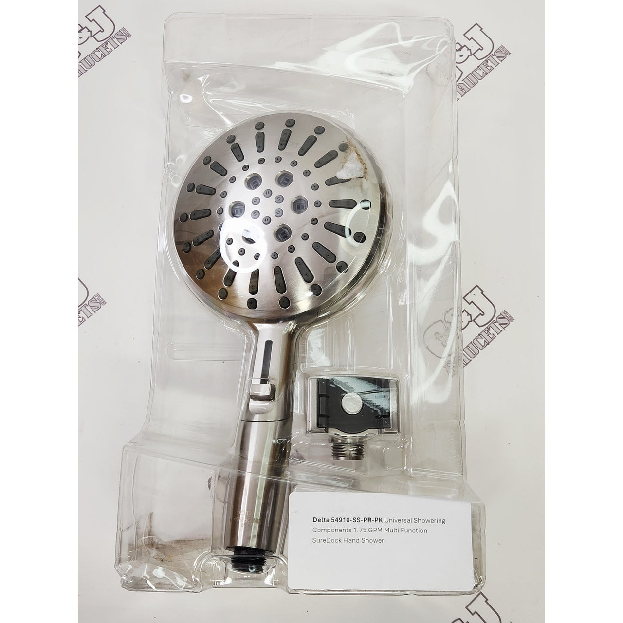 Delta 54910-SS-PR-PK SureDock 7-Setting Magnetic Handshower-Polished Nickel READ
