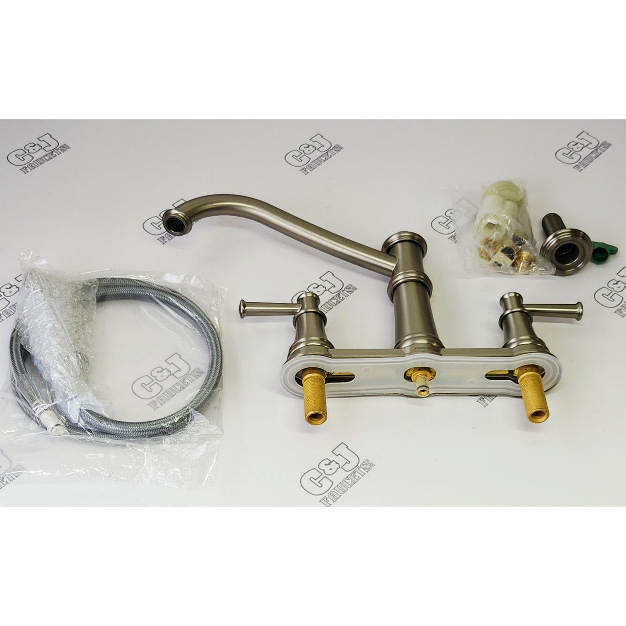 Moen 7255SRS Belfield Kitchen Faucet with Side Spray 1.5 GPM - Stainless Steel