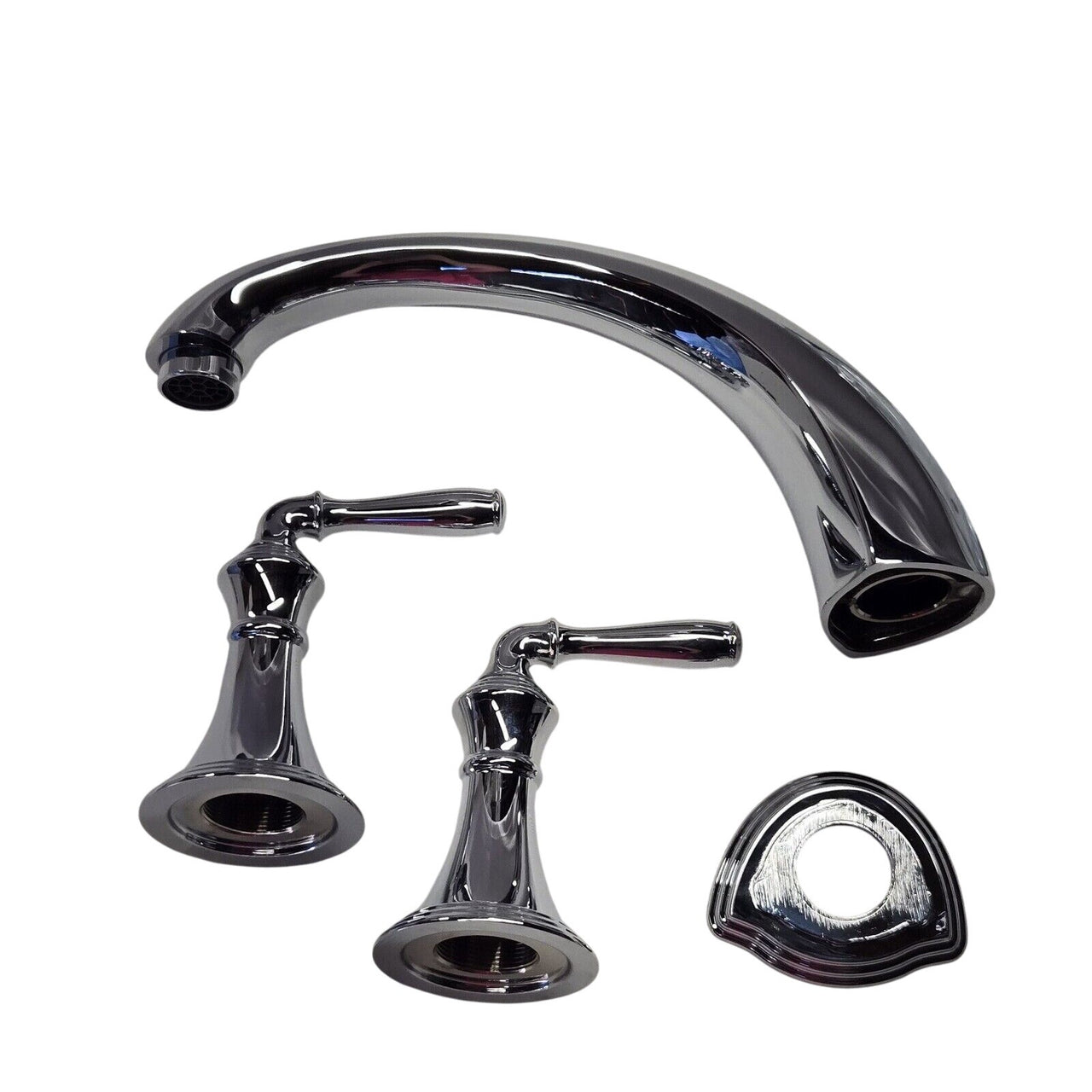 Kohler T387-4-CP Devonshire Deck Mount Bathtub Faucet Trim - Polished Chrome