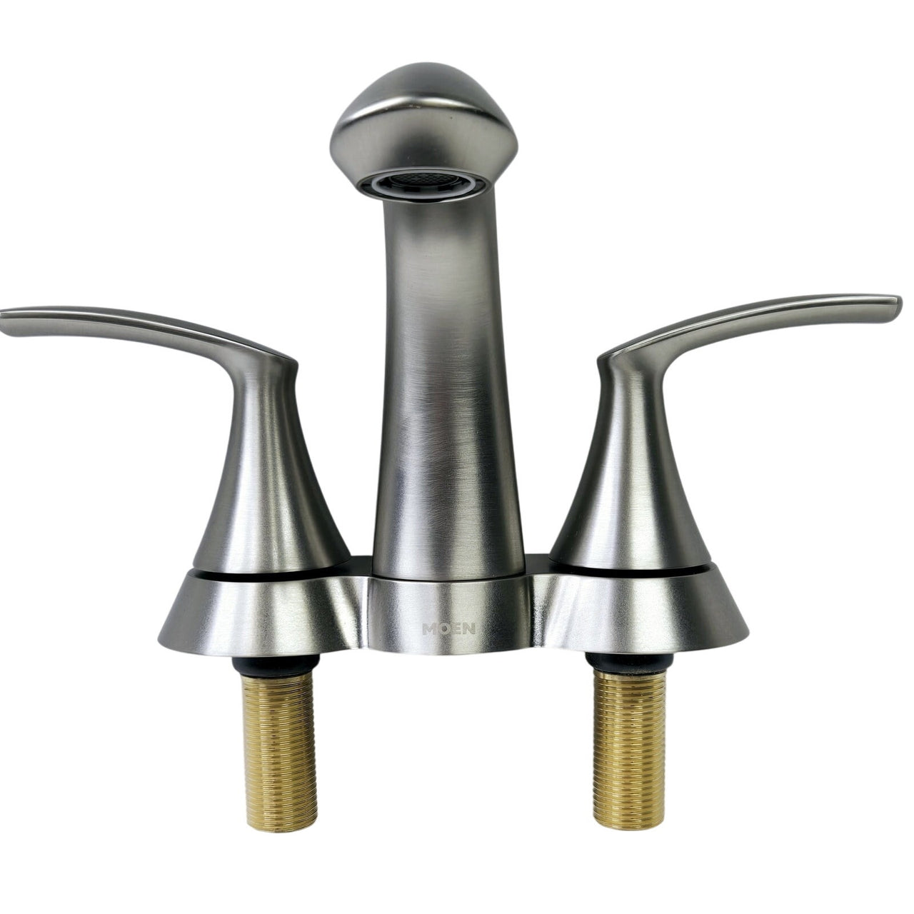 Moen WS84550SRN Darcy 4" Centerset Bathroom Faucet - Spot Resist Brushed Nickel