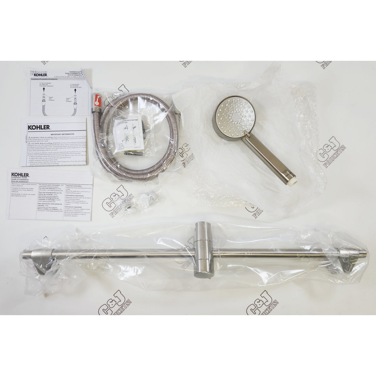 Kohler 98361-BN Awaken 2.0 GPM 24" Multi Function Handshower Kit -Brushed Nickel