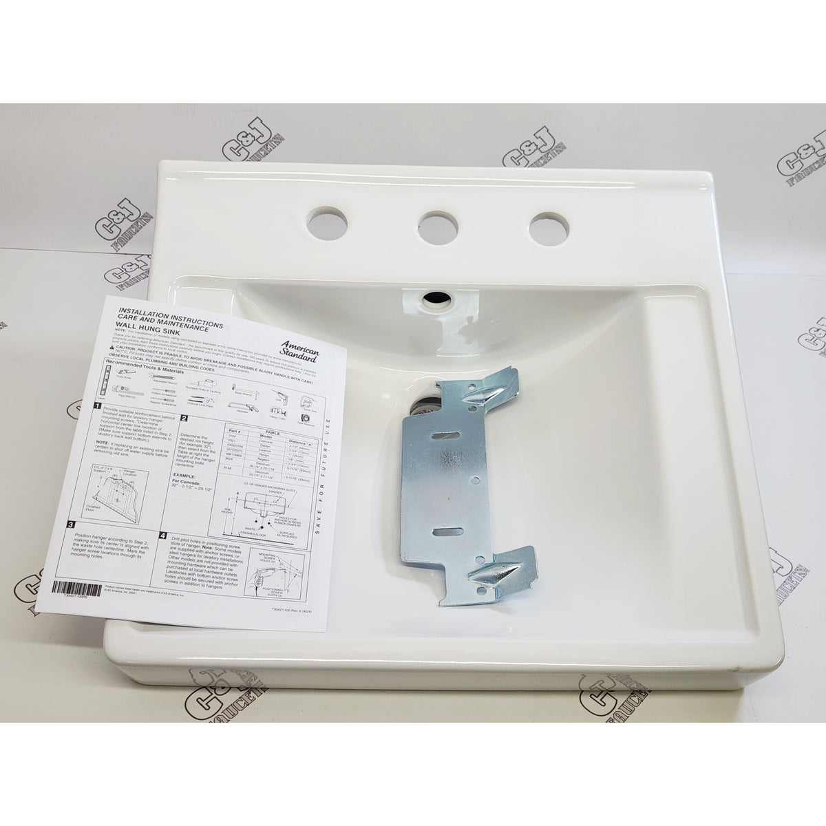 American Standard 9024008EC.020 Decorum Wall-Hung Sink 20" White