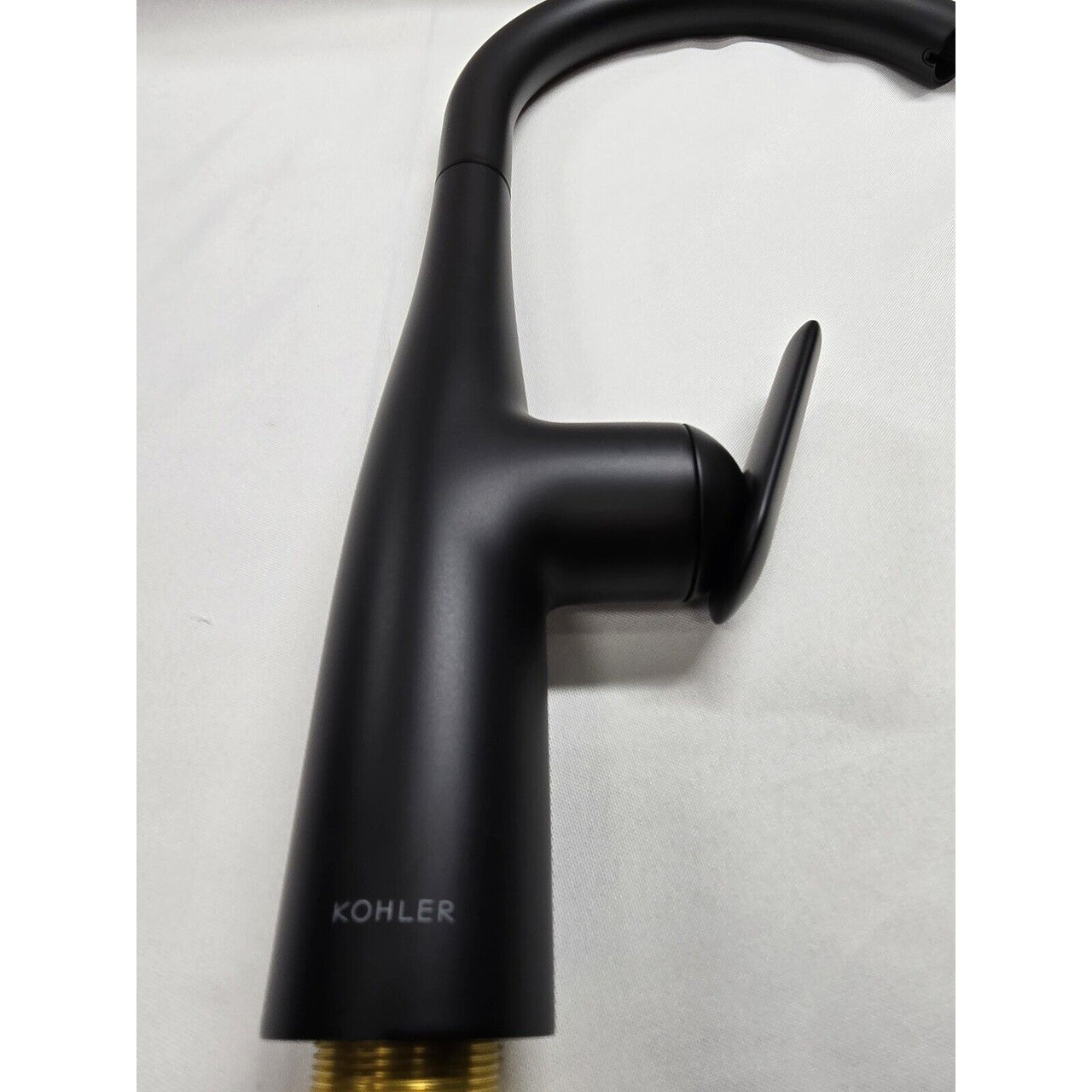 Kohler R30573-SD-BL Easmor Pull Down Sprayer Kitchen Faucet - Matte Black