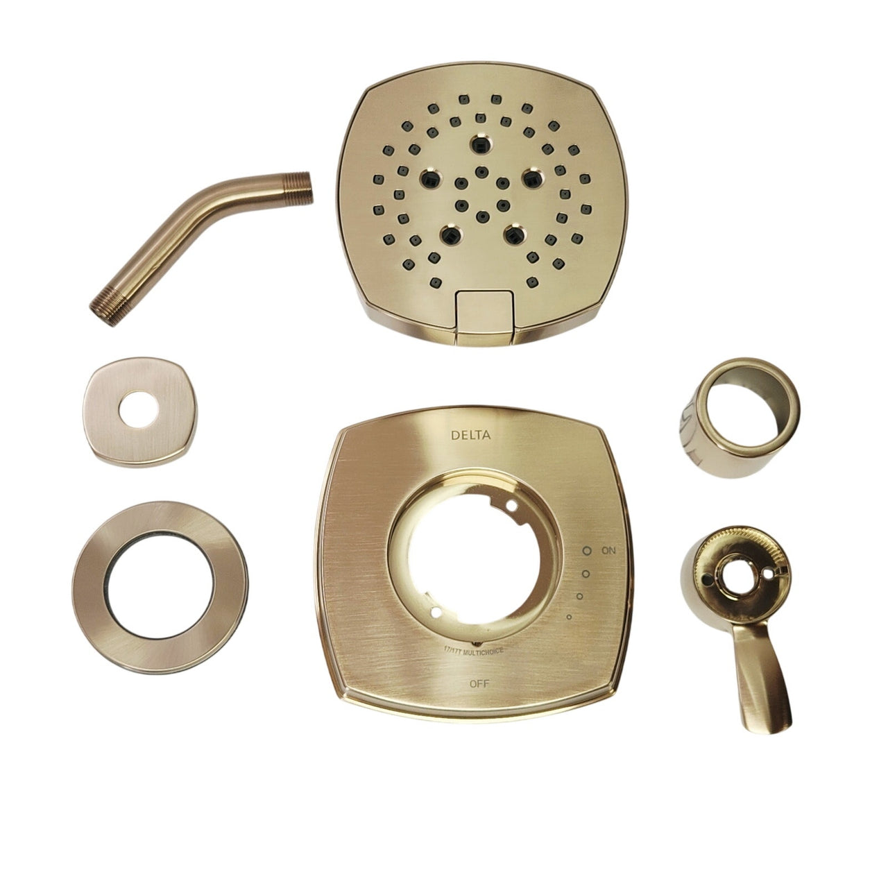 Delta T17276-CZ-PR Stryke Dual Function Shower Only - Lumicoat Champagne Bronze
