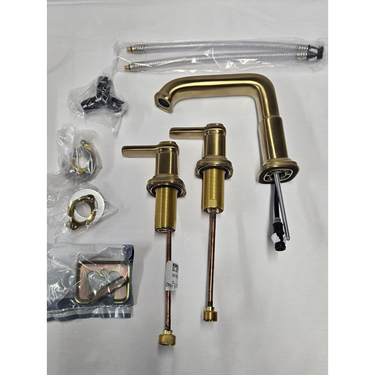 Kohler R26585-4D-2MB Numista Widespread Bathroom Faucet, 1.2GPM - Brushed Brass