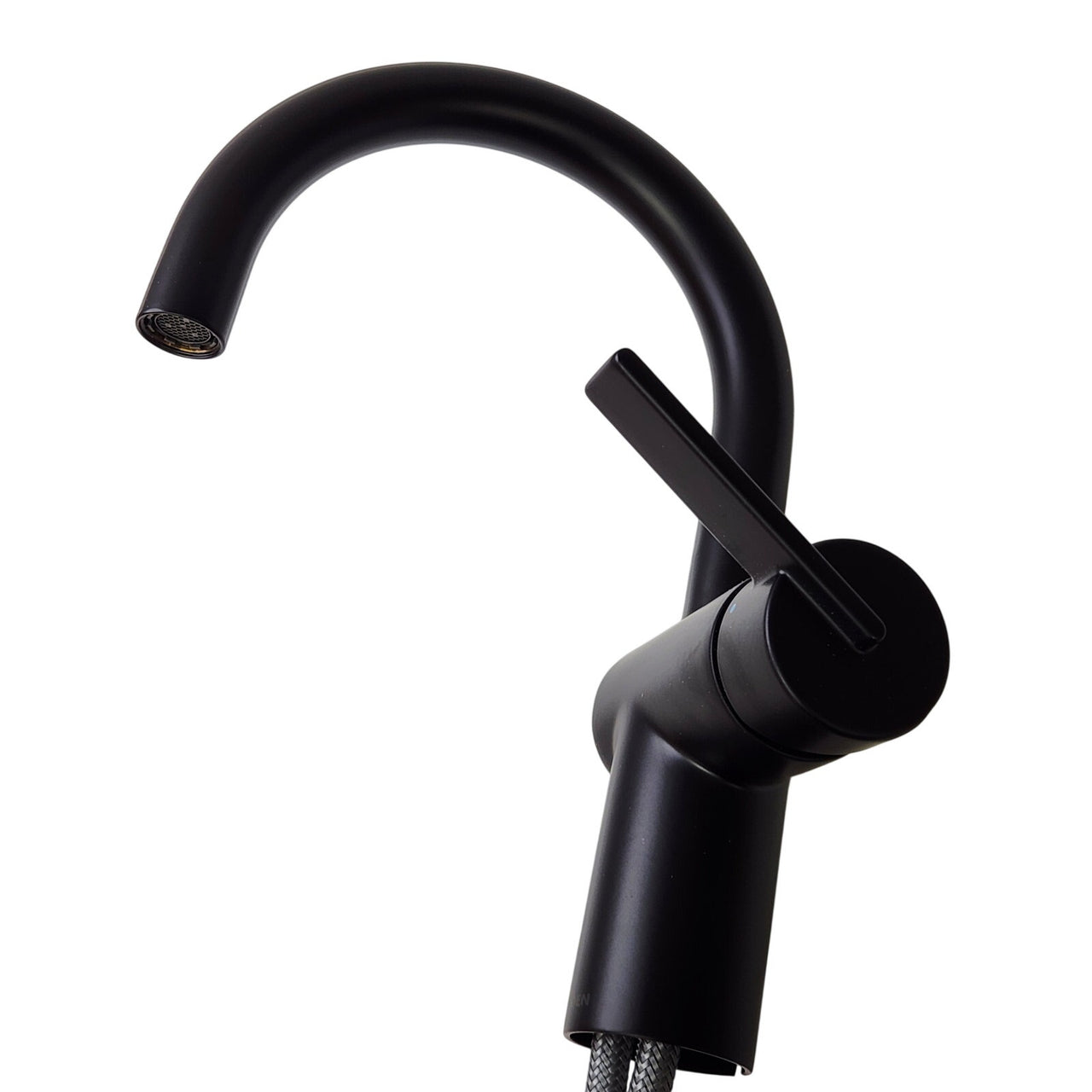 Moen 6221BL Cia 1.2 GPM Single Hole Bathroom Faucet - Matte Black
