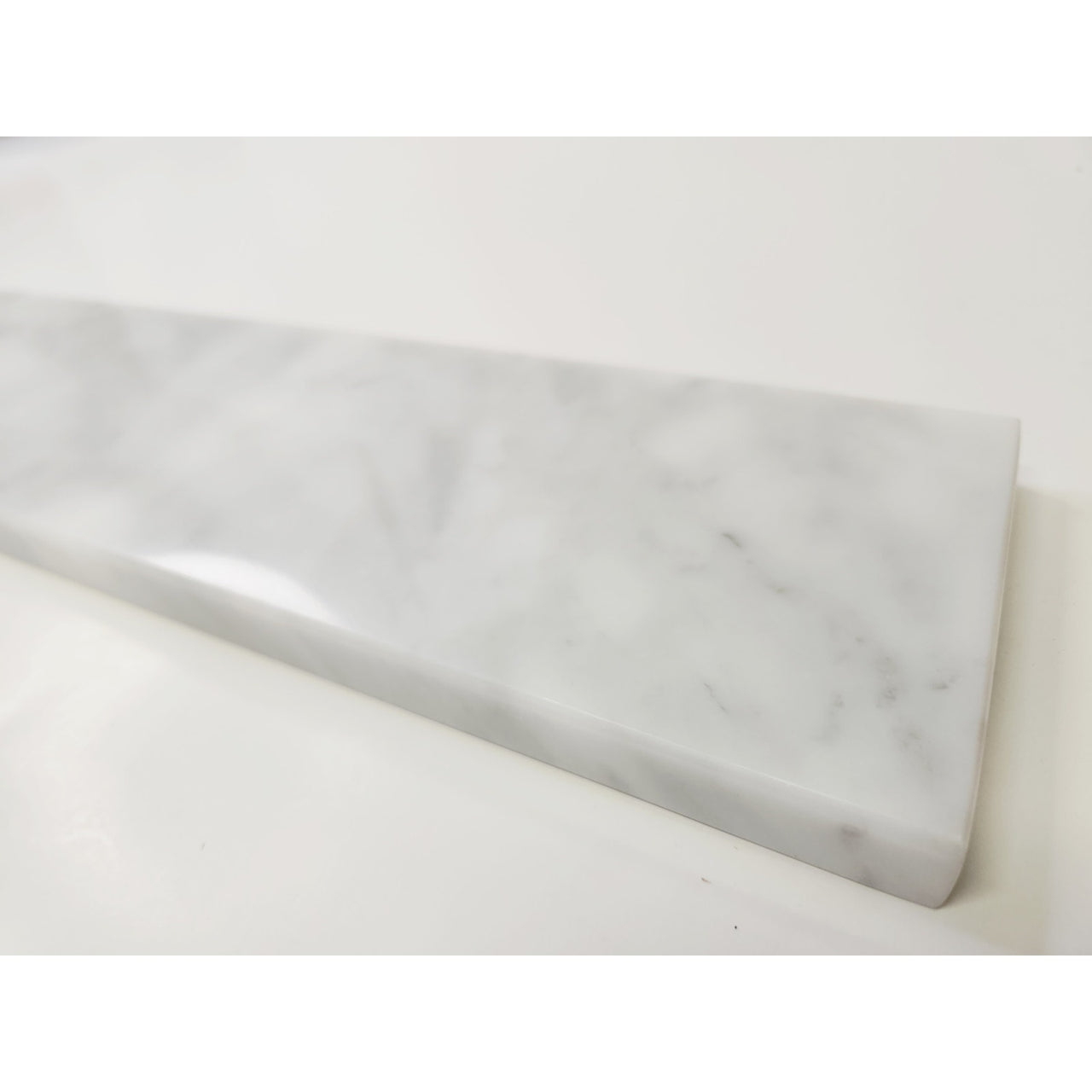 Ariel AL-CW-SIDESPLSH 21-3/16" Marble Vanity Side Splash - White