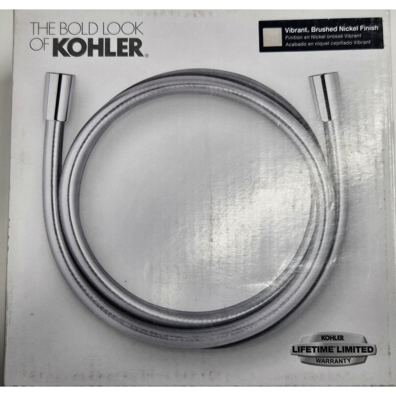 Kohler 98359-BN Awaken 60-Inch Smooth Shower Hose - Vibrant Brushed Nickel