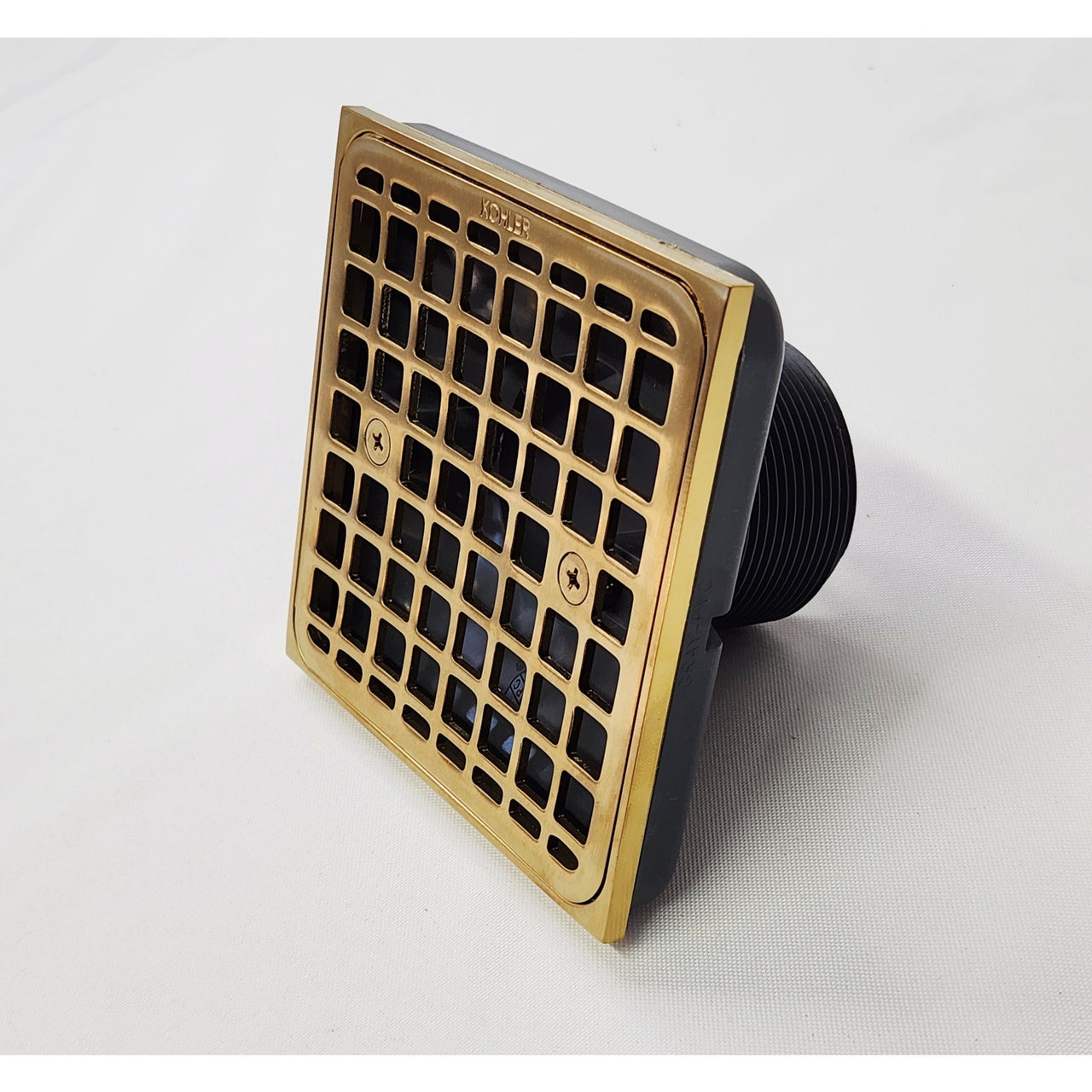 Kohler 9136-2MB Clearflo Tile-In Shower Drain - Vibrant Brushed Moderne Brass