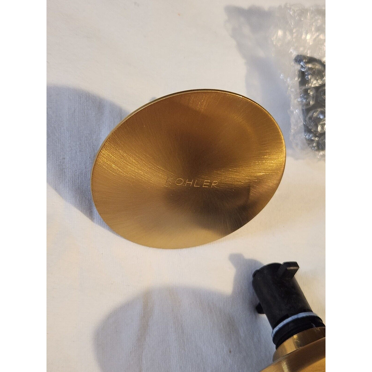 Kohler T37391-2MB PureFlo Bath Drain Trim - Vibrant Brushed Moderne Brass