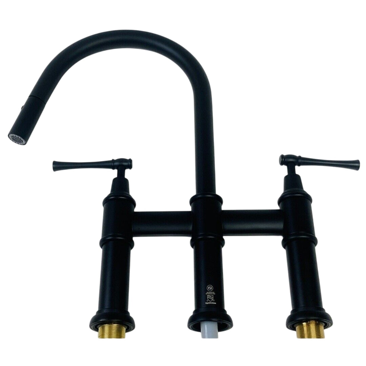 Signature Hardware 455766 Hurston Pull-Down Kitchen Faucet - Matte Black