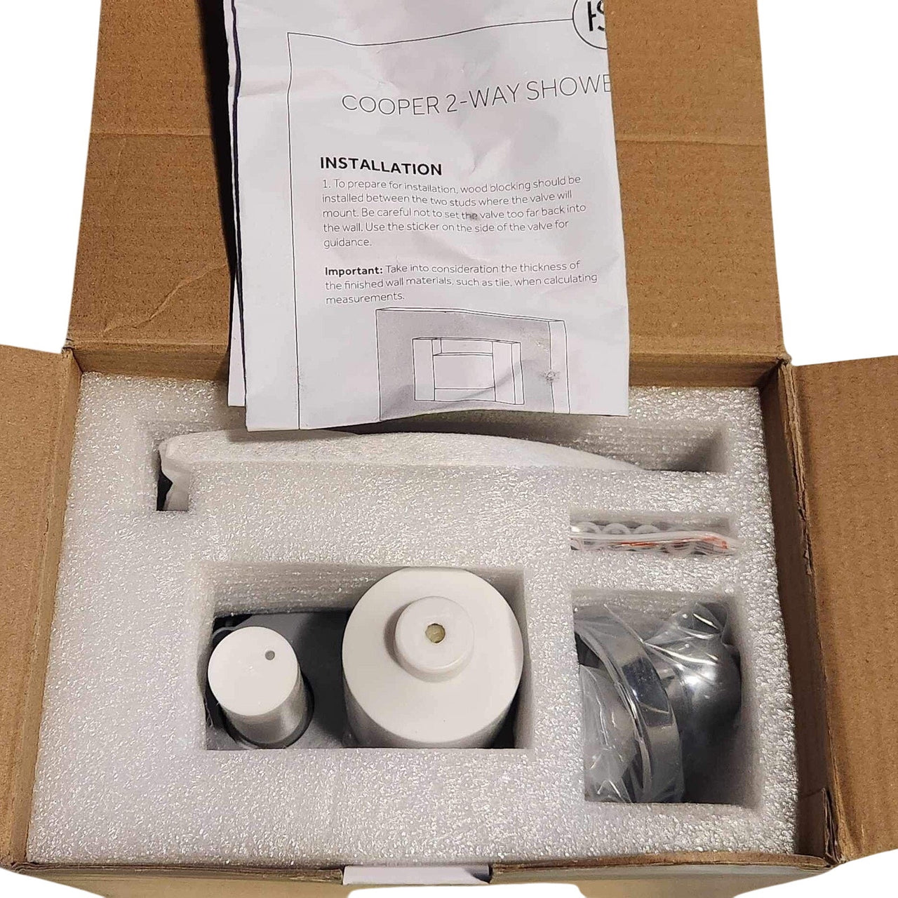 Signature Hardware 433219 Cooper Pressure Balance Shower Valve - Chrome