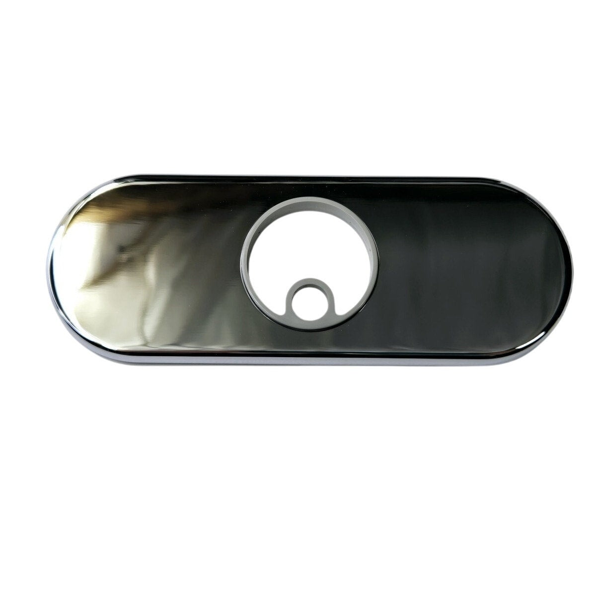 Signature Hardware SHLZ4DPCP Lentz Deck Plate Escutcheon - Polished Chrome