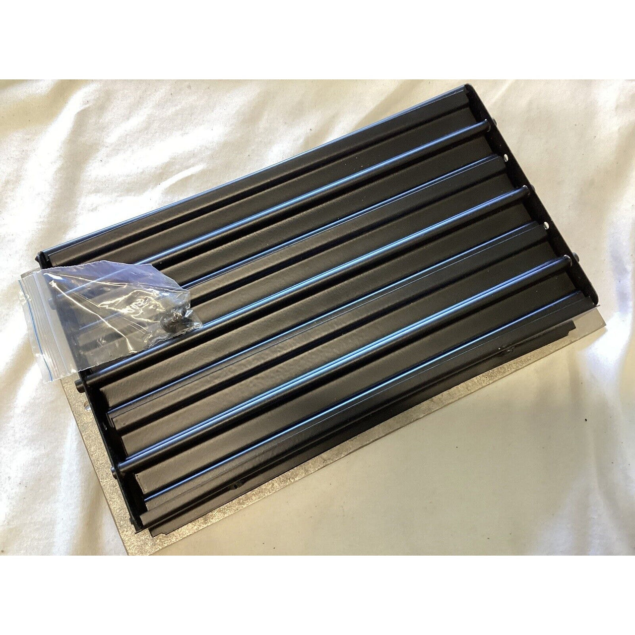 Signature Hardware 485471 6" x 10" Modern Metal Floor Register - Brushed Nickel