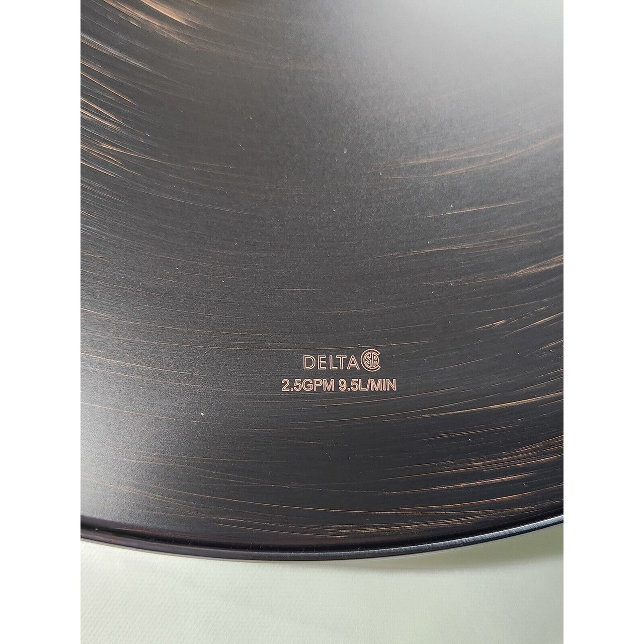 Delta 52160-RB25 H2Okinetic Single Setting UltraSoak Shower Head-Venetian Bronze