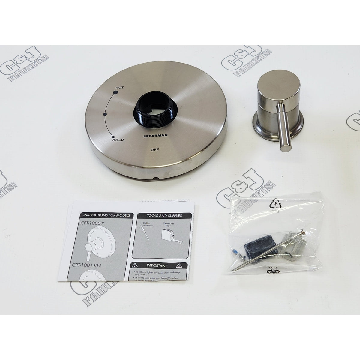 Speakman CPT-1000-P-BN Neo Shower Valve Trim - Brushed Nickel READ