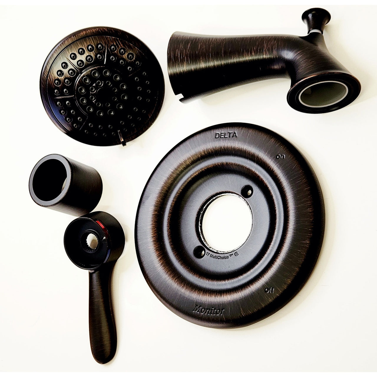 Delta T17438-RB Lahara Monitor 17 Series Tub and Shower Trim - Venetian Bronze