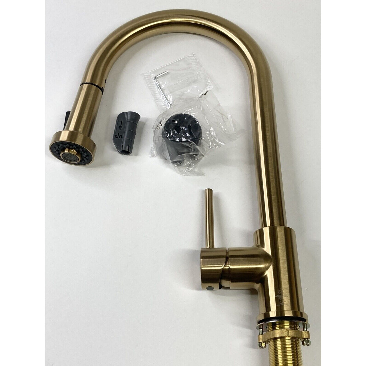 Signature Hardware 465185 Ridgeway Pull-Down Kitchen Faucet - Brushed Gold