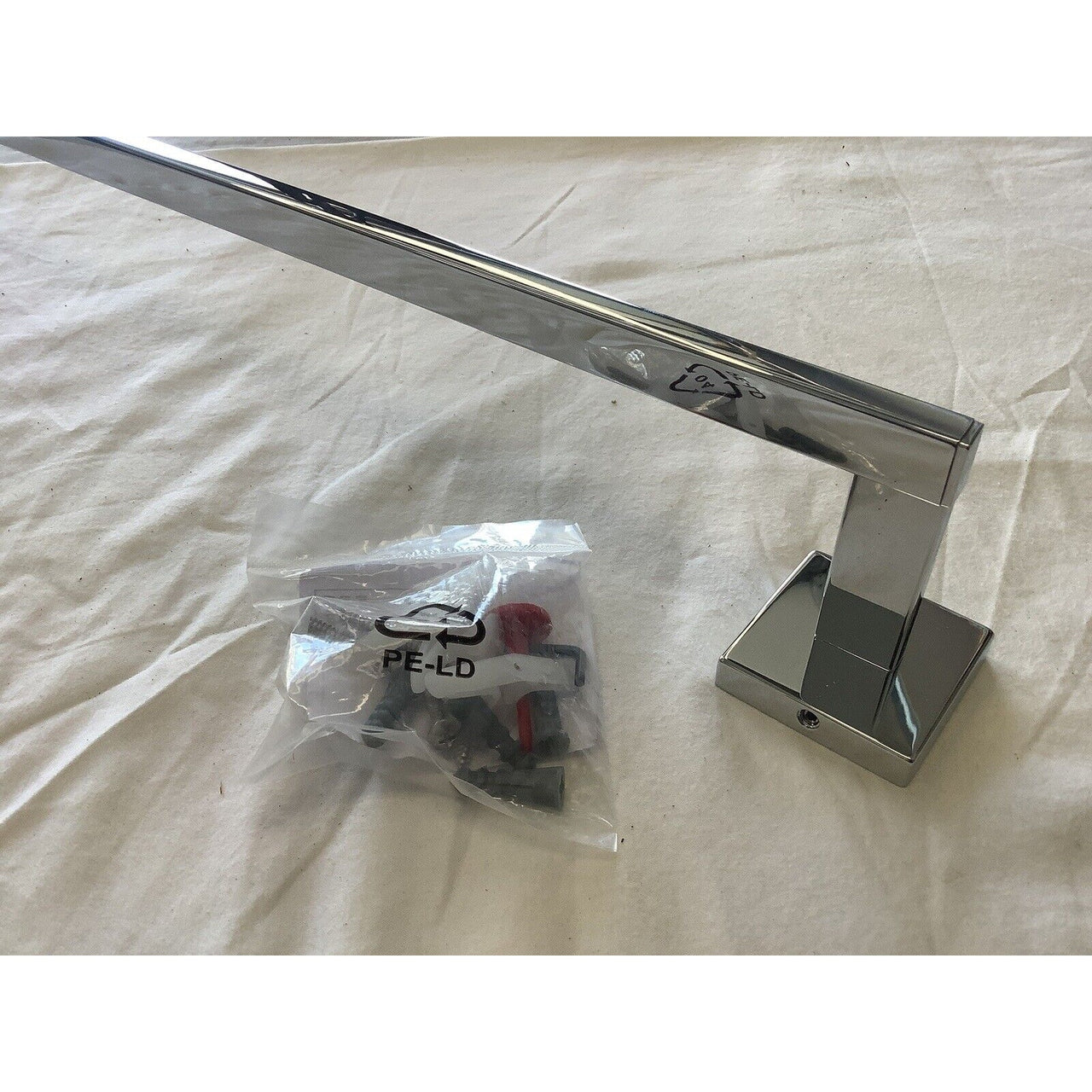 Kohler 23285-CP Square Towel Bar, 24 Inches - Polished Chrome