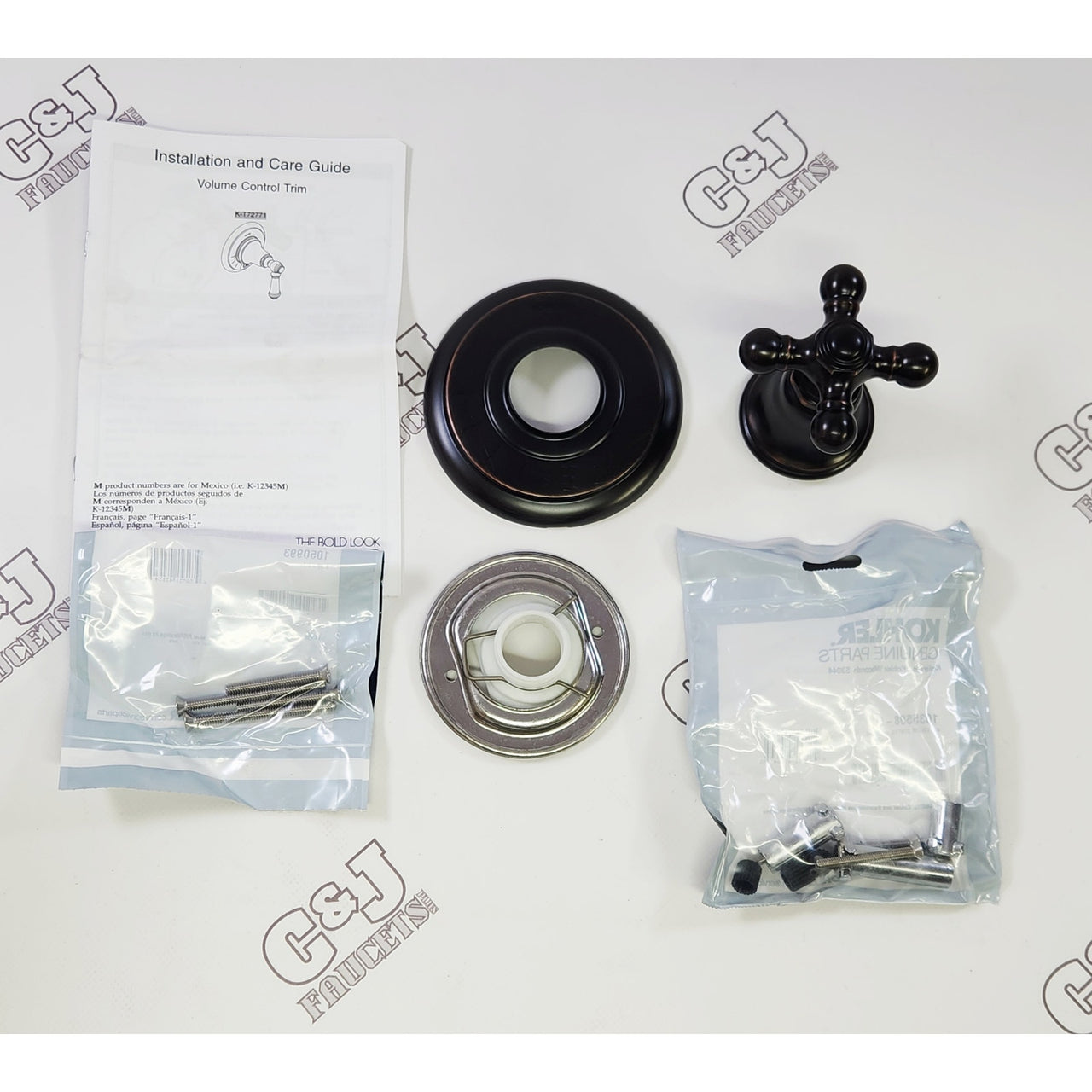 Kohler T72771-3-2BZ Artifacts MasterShower Valve Trim Only - Oil Rubbed Bronze
